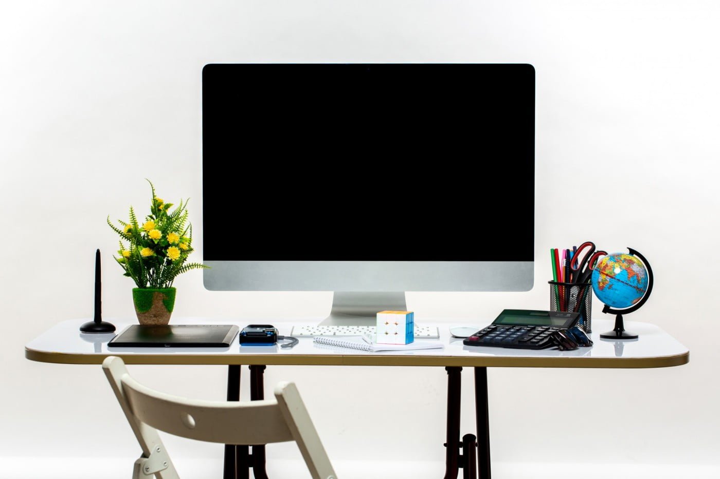 Computer Accessories on desktop table