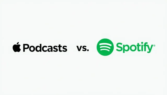Apple Podcasts vs Spotify Battle